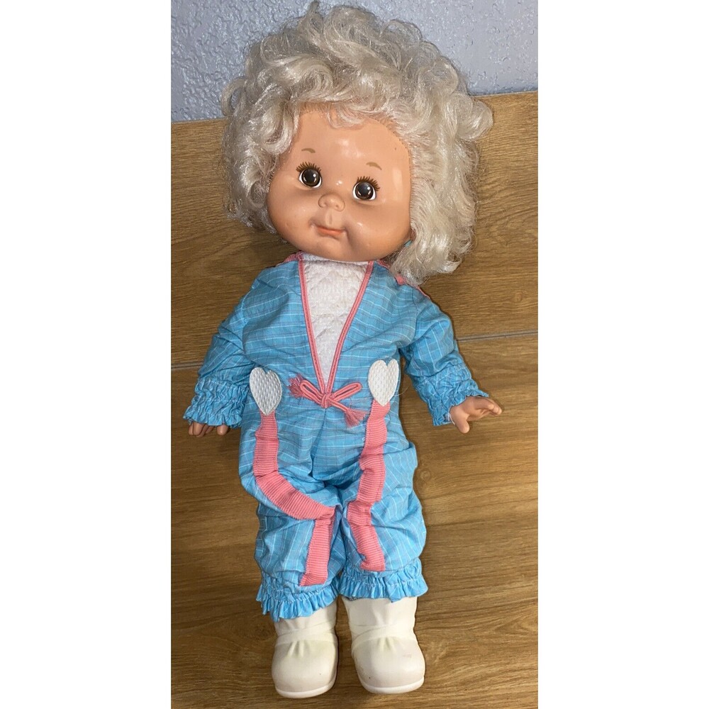Vintage Panosh Place Honeycomb doll 1985 17" in original pantsuit + shoes